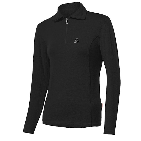 Loeffler Långärmad T-shirt Transtex Basic Svart M Kvinna