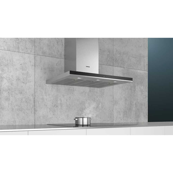 Siemens Iq500 Lc98bip50 Dekorativ Emhætte 90 Cm Grå One Size / EU Plug