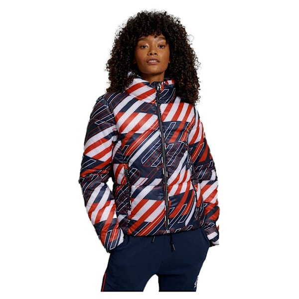 Superdry Jakke Sportstyle Statement Puffer Blå M Kvinde