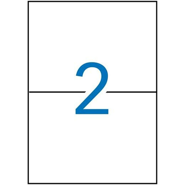 Apli 1264 Box Multifunktionsetikett 210x148 Mm Durchsichtig