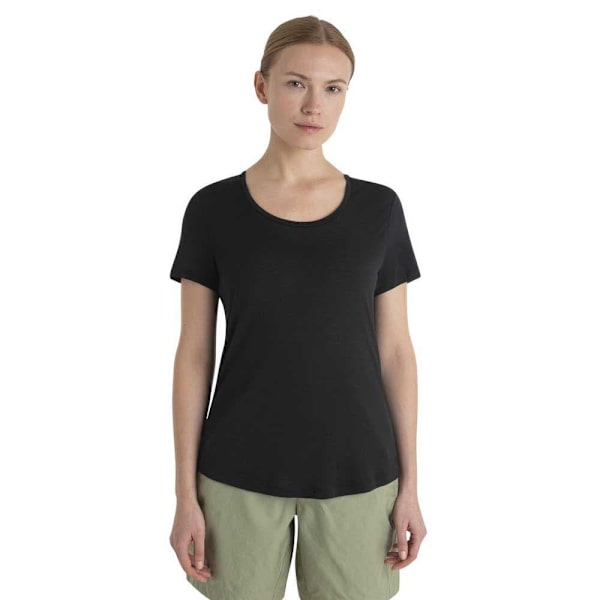 Icebreaker Merino 125 Cool-lite Sphere Iii Scoop ærmeløs T-shirt Sort M Kvinde