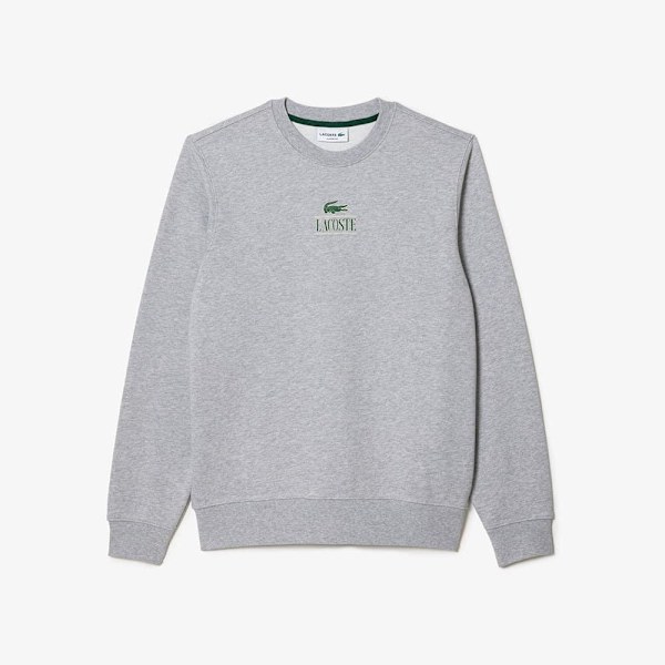 Lacoste Sweatshirt Sh1156 Grå M Mand