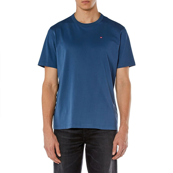 Diesel T Adjust Microdiv T-shirt Med Korte ærmer Blå XL Mand