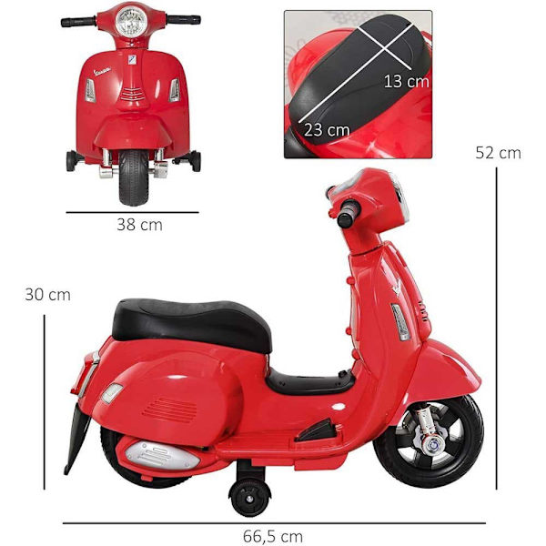 Devessport Moto Mini Vespa Transparent