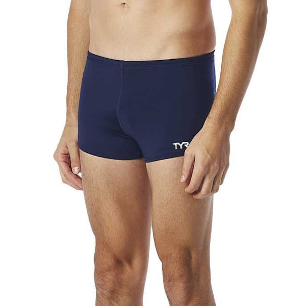 Tyr Badedragt Med Firkantede Ben Durafast Elite Blå 36 Mand