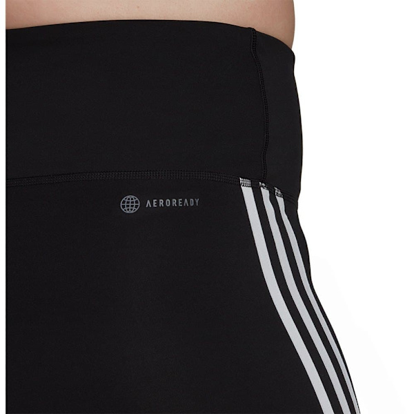 Adidas Kort Strumpbyxor Essentials 3 Stripes High-waisted Big Svart 2X Kvinna