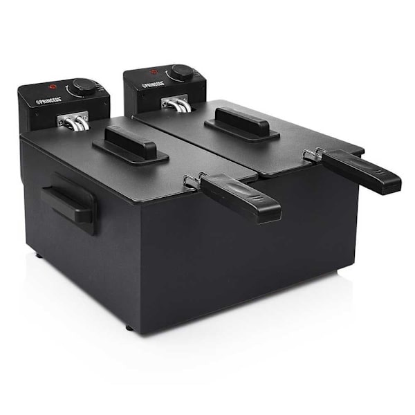 Princess 2x3 L Airfryer  6L Sort