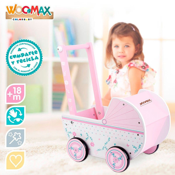 Woomax Troldukkevogn Rosa 3 Years