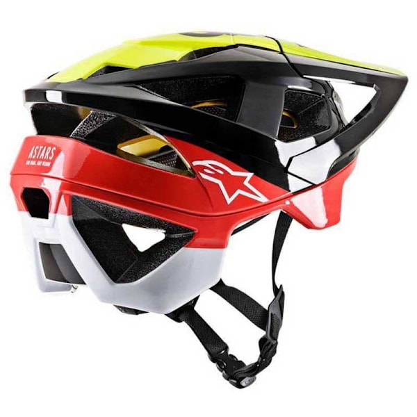 Alpinestars Bicycle Hjelm Mtb Vector Tech Pilot Gul,Rød,Sort S