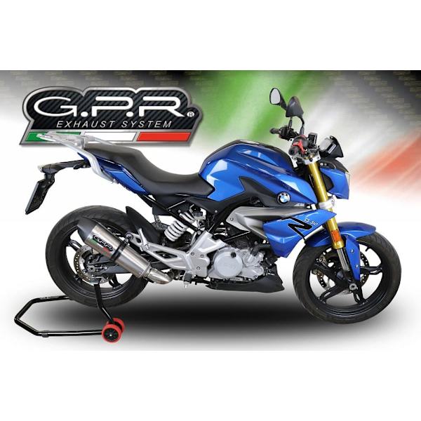 Gpr Exhaust Systems Gp Evo4 Bmw G 310 R 22-23 Ref:e5.bm.cat.93.gpan.to Titanium With Catalyst Typgodkänt Komplett Avgassystem Durchsichtig...