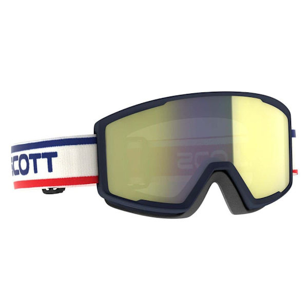 Scott Skidglasögon Factor Pro Beige Amplificator Yellow Chrome/CAT2