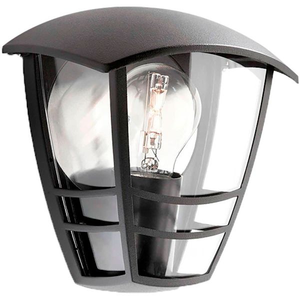 Philips Ytterväggslampa E Creek 27 Svart