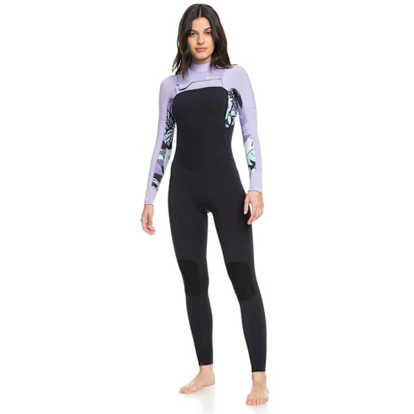 Roxy Pitkähihainen Edessä Vetoketjullinen Neopreenipuku 5/4/3 Mm Swell Series Musta 2