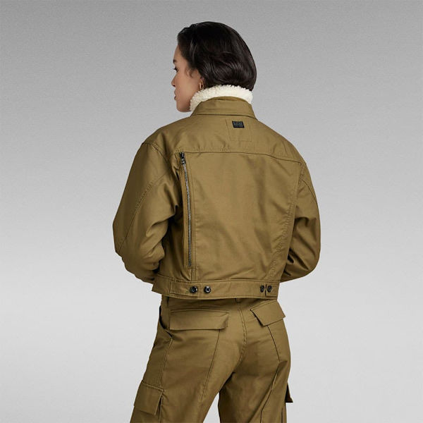 G-star Jakke Cropped Hunter Grøn S Kvinde