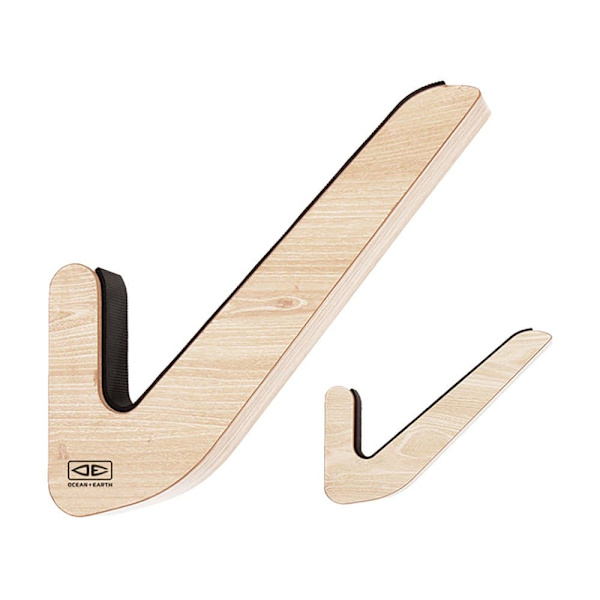 Ocean & Earth Stöd Longboard Timber Wall Display Guld