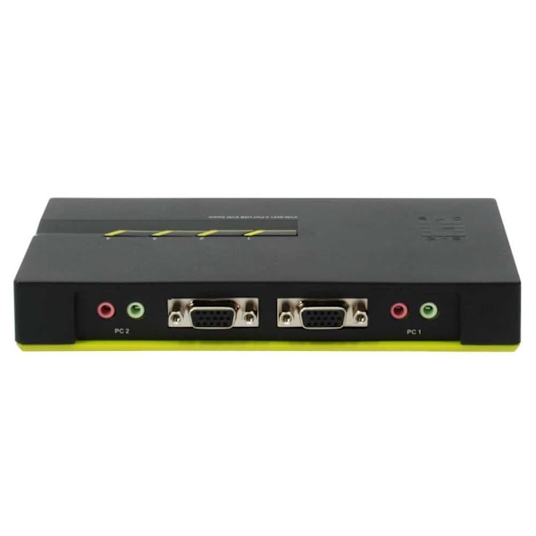 Level One Automatisk Skrivebordsskift Kvm-0421 Sort