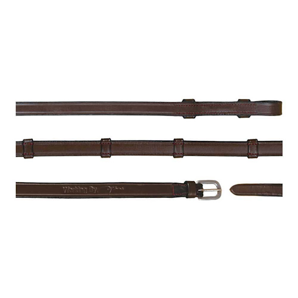 Dyon Täysnahkaiset Kaksinkertaiset Suitset 5/8 7 Nahka Silmukat  Cob