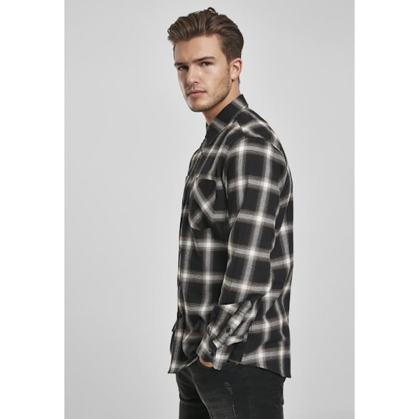 Urban Classics Flanell Skjorte 6 Sort M Mand