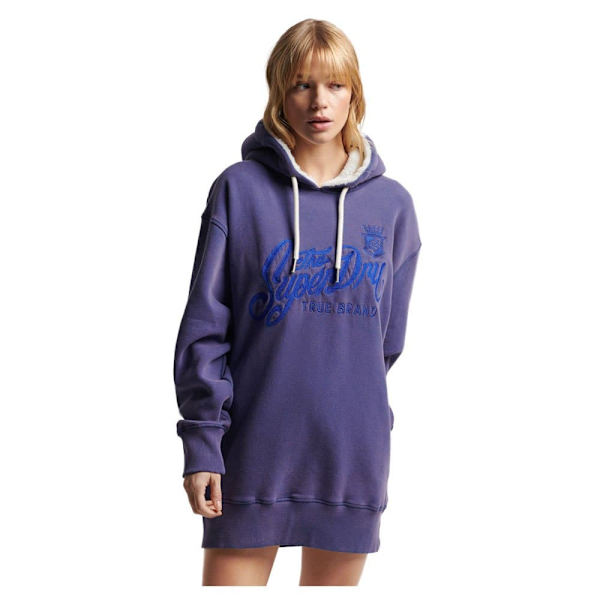 Superdry Kjole Vintage Pride In Craft H Blå 2XS Kvinde