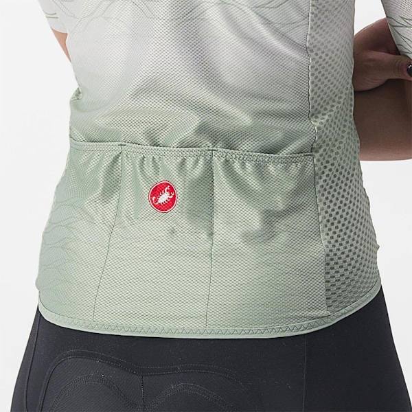 Castelli Climber´s 2.0 Lyhythihainen Pyöräilypaita Vihreä,Harmaa M Nainen
