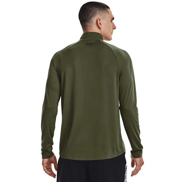 Under Armour Långärmad T-shirt Med Halv Dragkedja Tech™ 2.0 Grönt XL / Regular Man