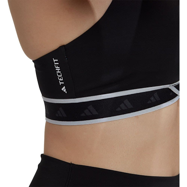 Adidas Sports-bh Powerimpact Medium-support Techfit Sort XS / AC Kvinde