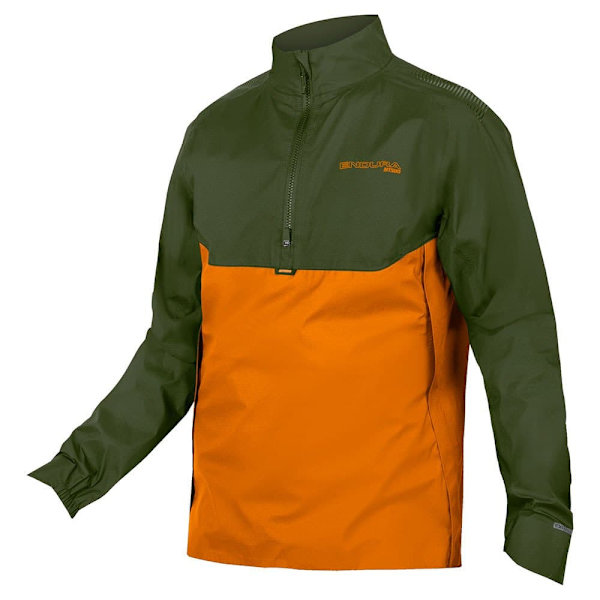 Endura Regnjakke Mt500 Grøn,Orange S Mand