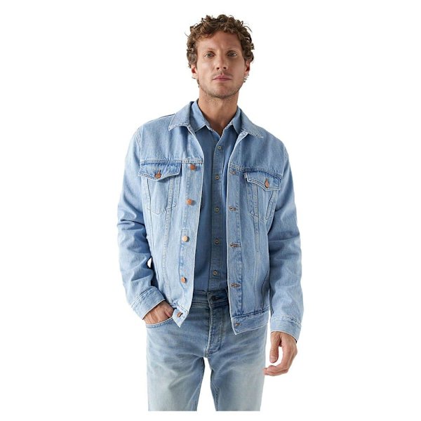 Salsa Jeans Trucker Denimjakke Blå M Mand