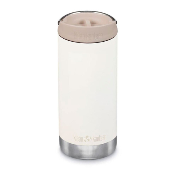 Klean Kanteen Med Café Cap Isolerad Thermal Bottl Tkwide 12oz Beige