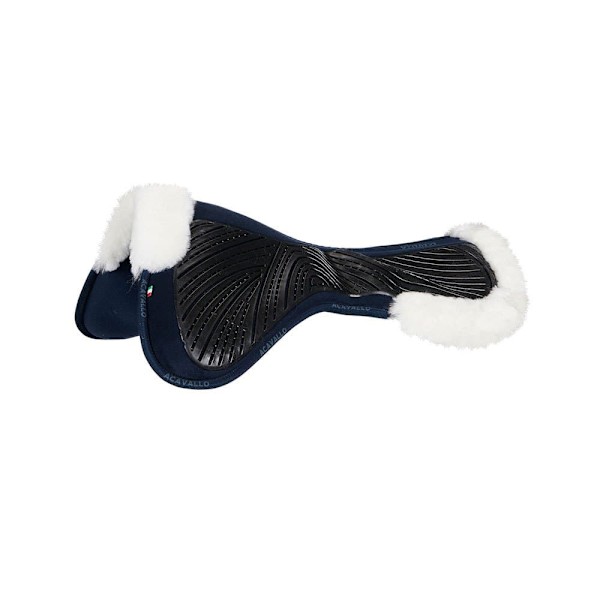 Acavallo Mf-s Jccs-s Cw-cs Gel Grip Mocka Utskuren Fårskinn Sadelpad