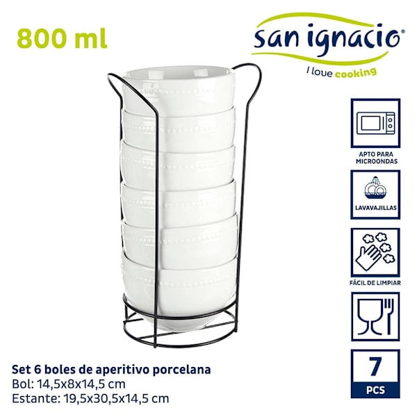 San Ignacio San Ignacio X Vessia 21x15 Cm Skålsæt 6 Enheder