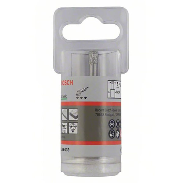 Bosch Professional Diamant Krone Dryspeed 6 Mm Transparent