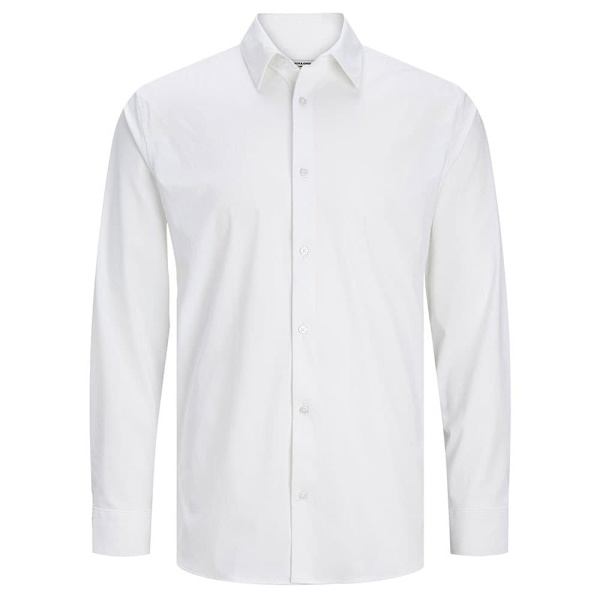 Jack & Jones Active Stretch Slim Skjorte Med Lange ærmer Hvid S Mand