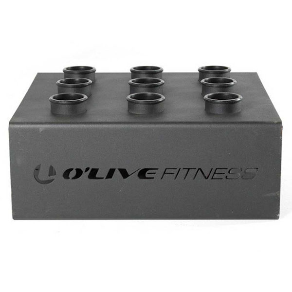 Olive Olympic Bar Rack Harmaa 46x25x46 cm