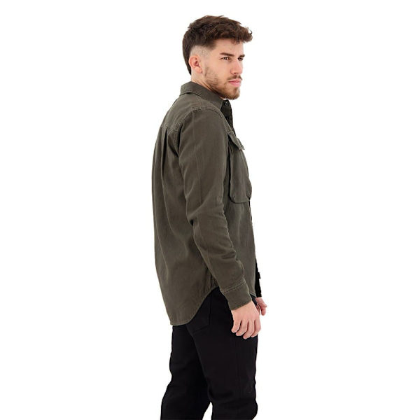 G-star Lang ærmet Skjorte Container Pocket Regular Grøn L Mand