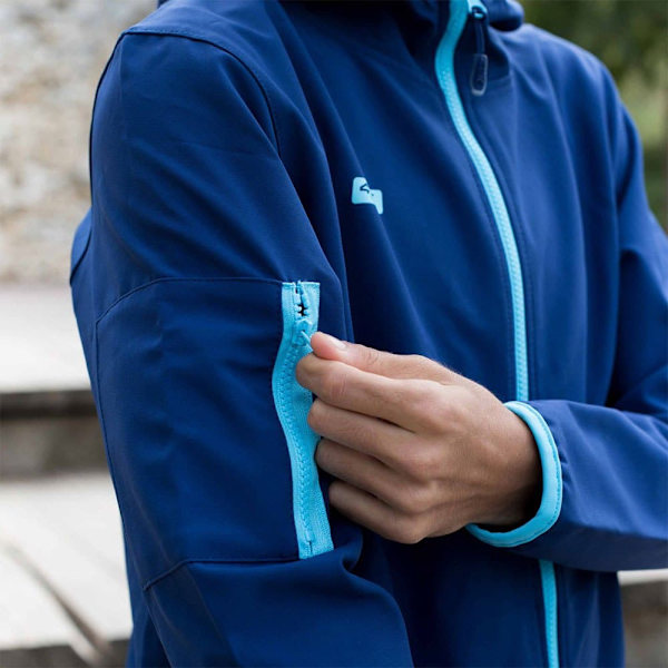 42k Running Jakke Softshell Blå XS Mand