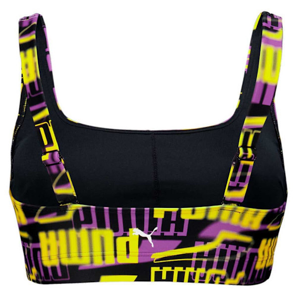 Puma Printed Scoop Neck Bikinitopp Flerfärgad S Kvinna