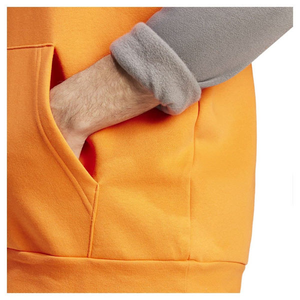 Adidas Mt L Logo Tröja Med Huva Orange L Man