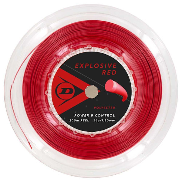Dunlop Tenniskelan Kieli Polyester 200 M Punainen 1.30 mm