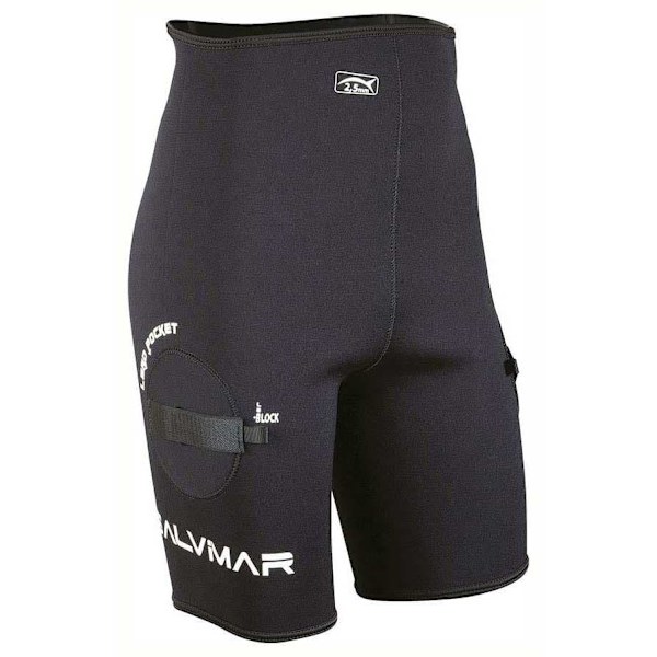 Salvimar Bermuda With Pockets Drop 2.5 Mm Svart XL