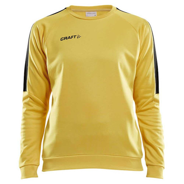 Craft Sweatshirt Progress Round Neck Gul M Kvinde