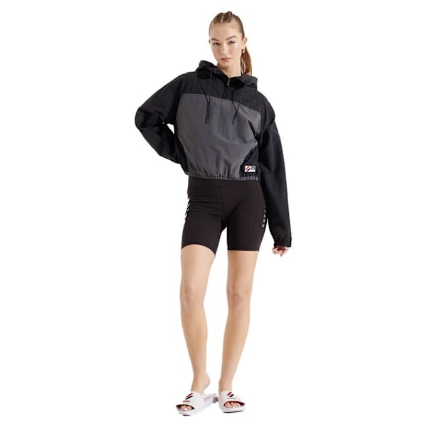Superdry Jacka Overhead Cropped Cagoule Svart,Grå S Kvinna