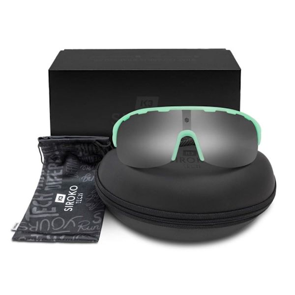 Siroko Aurinkolasit Fotokromaattiset K3 Harmaa Photochromic Black Mirror