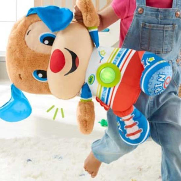 Fisher Price Grin Og Lær Stor Legetøjshvalp Med Lyde Flerfarvet 18 Months