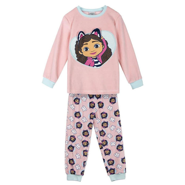 Cerda Group Fleece Applications Gabby´s Dollhouse Pyjamas Med Långa ärmar Rosa 4 Years