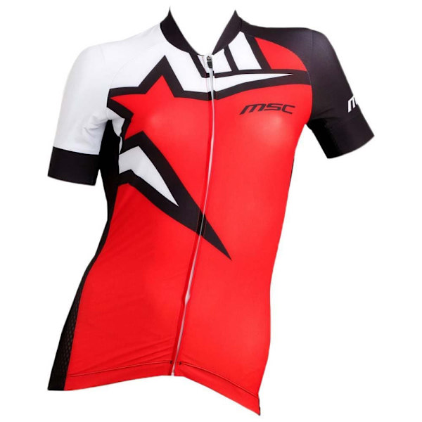 Msc Lyhythihainen Jersey Claudia Pro Punainen,Musta M Nainen