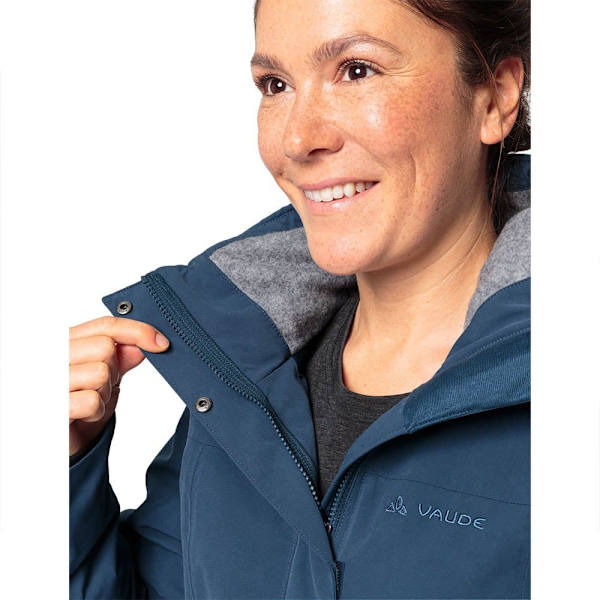Vaude Skomer Wool Ii Parka Blå 38 Kvinna