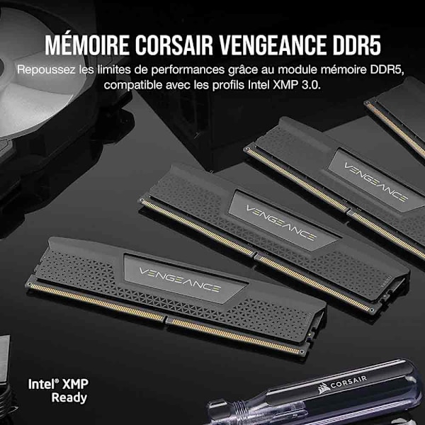 Corsair Hukommelse Ram Vengeance Cmk32gx5m2x7200c34 32gb 2x16gb Ddr5 7200mhz