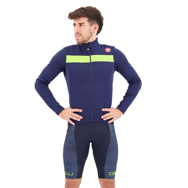 Castelli Langærmet Trøje Puro 3 Fz Blå M Mand