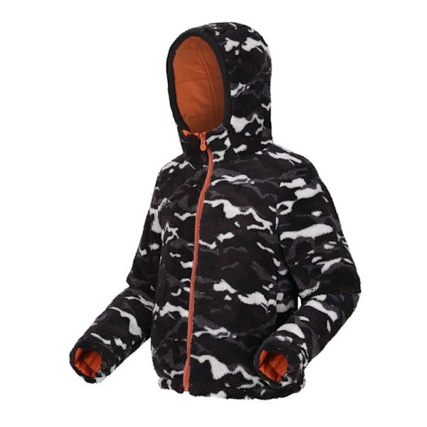 Regatta Junior Hoodie Regnjacka Kyrell Revers Orange 14 Years Pojke